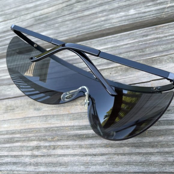 YSL Yves Saint Laurent Sunglasses Women Shield Eye - Picture 4 of 14